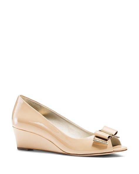 michael michael kors kiera open toe wedge women|Michael Kors Wedges for Women .